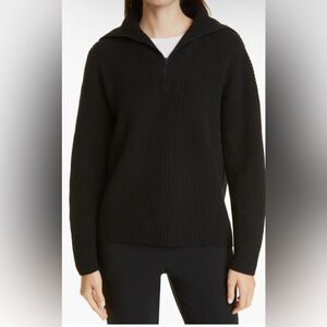 Vince Wool & Cashmere Half Zip Sweater size:M NWT
